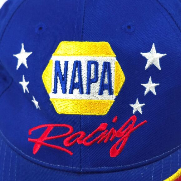 NAPA Racing NASCAR #15 Stripes Red White Blue American Flag‎ Hat Adjustable Cap - Picture 3 of 14
